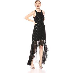 Ali & Jay Bohemian Rhapsody Floral Cut-Out High Low Dress Size Large  HI-Lo